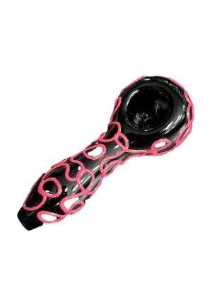 GLOW IN THE DARK Pink B PIPE 4.5