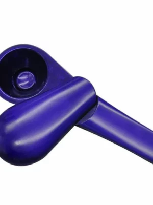 PURPLE Portable Magnetic Metal Tobacco Spoon Smoking Pipe Accessories With Gift Box