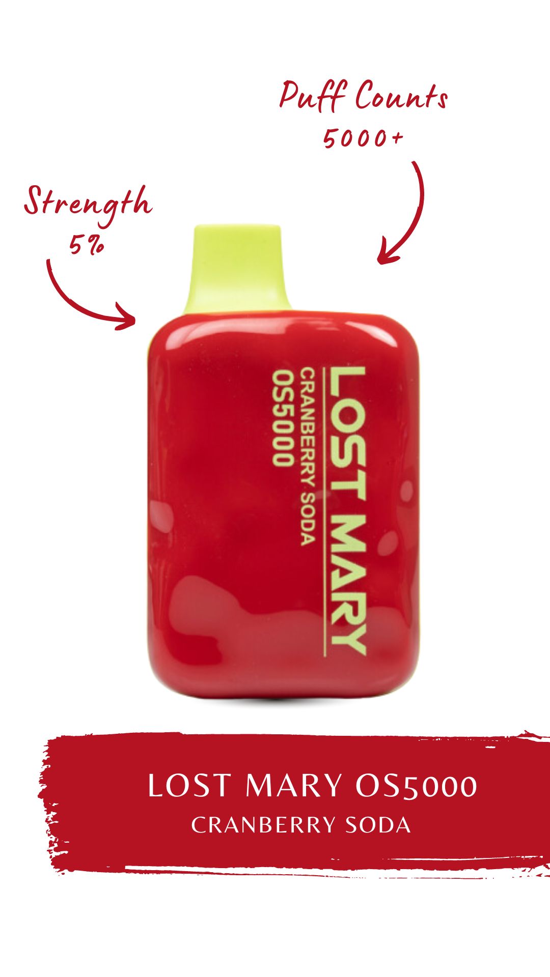 Lost Mary OS5000 Cranberry Soda